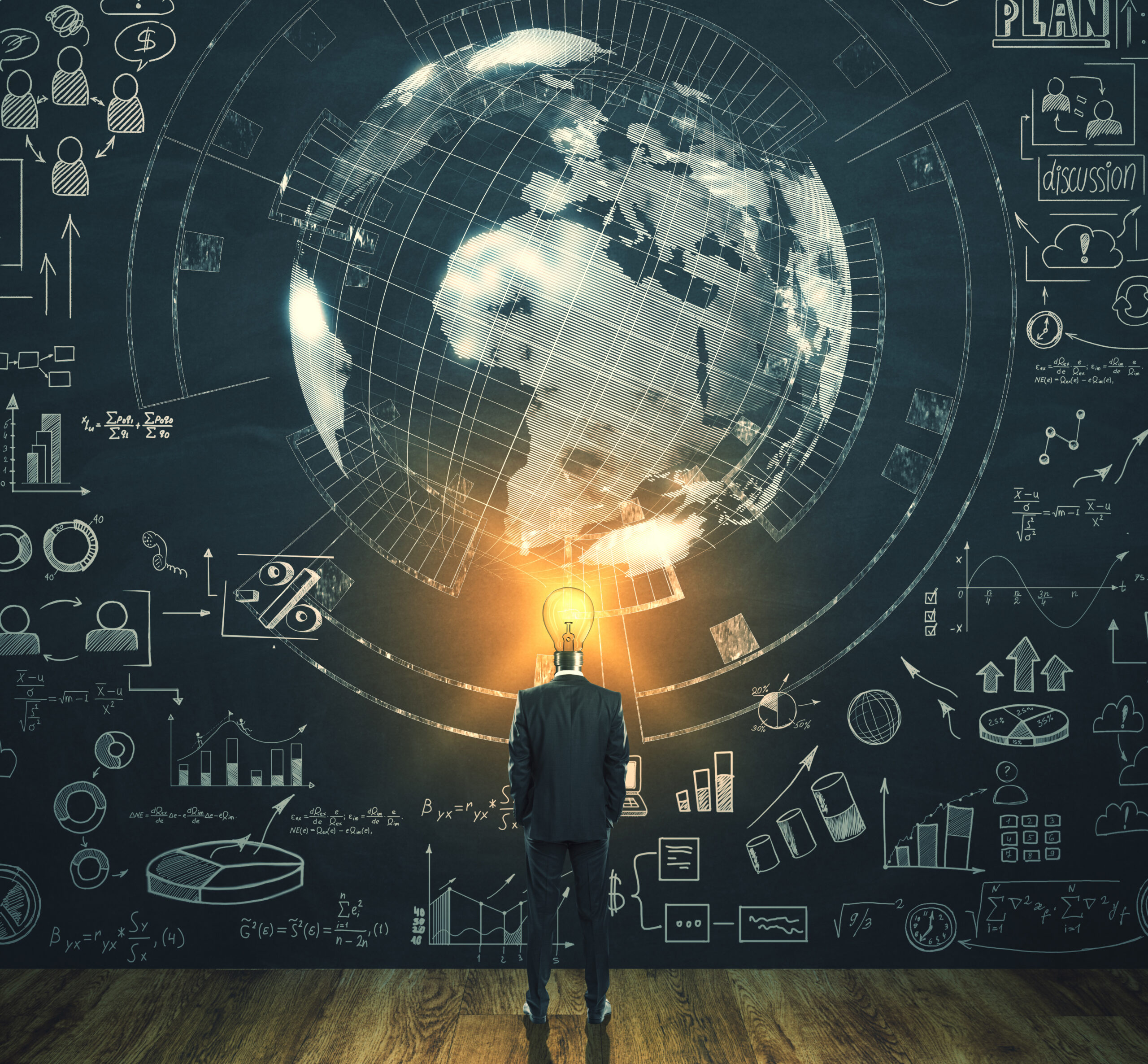back view of businessman with lamp head looking at 2026 03 26 05 12 58 utc scaled